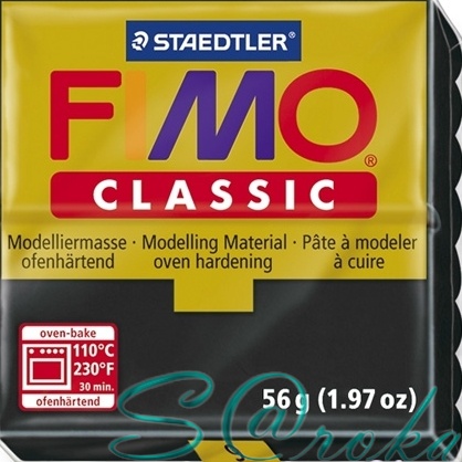 Fimo classic черный № 9