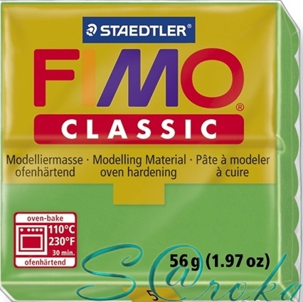 Fimo classic зеленый № 5