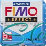 Fimo effect полупрозрачный синий № 374