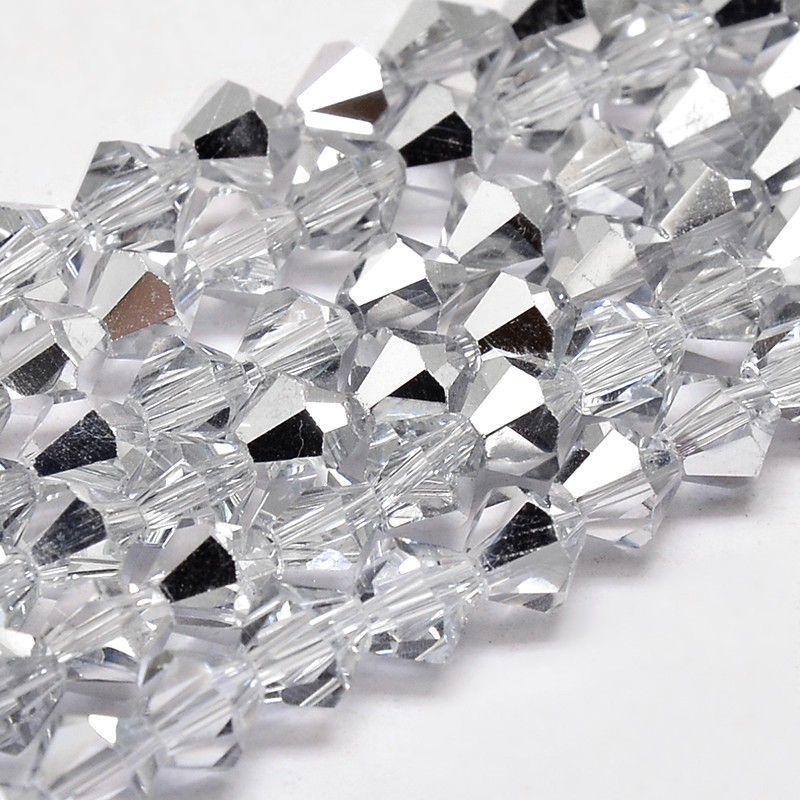 Хрусталь Platinum Plated 3х3мм(имит. Сваровски)